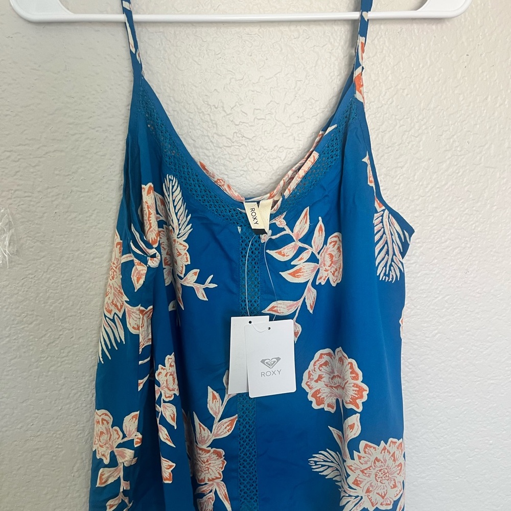 Roxy Blue Floral Women's Top